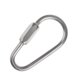 thumbnail image 4 of con Tornillo Escalada Mosquetón Plata Acero Inoxidable Camping Pesca Viajar 9.8cm Sunnimix Mosquetón, 4 of 6