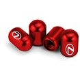 thumbnail image 1 of 4 Pcs Nouveaux Bouchons de Valve de Pneu Auto Tiges de Poussière de Pneu avec Emblème de Voiture Capsule de Temps Capsule de Valve de Voiture (Convient l Rouge), 1 of 5