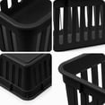 thumbnail image 5 of Stcellnmex Black 12 Pack Slim Plastic Storage Baskets, 10.25 x 3.25 x 2.5 Inch Narrow Stackable Drawer Organizer Trays for Desk, Cabinet, Garage, 5 of 6