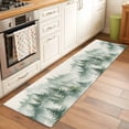 thumbnail image 3 of Foggy Forest Green Kitchen Runner Rug 2x6 Washable Runners for Hallway Non Slip Watercolor Trees Vintage Large Area Rug Indoor Floor Carpet for Bathroom Laundry Entryway Bedroom Living Room, 3 of 9