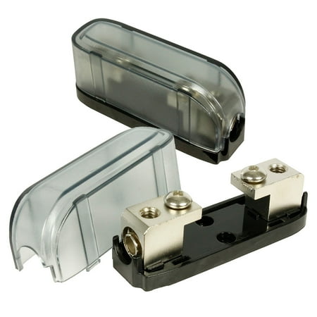 RI Audio RIAFS-16 Mini ANL AFS Fuse Holder 4 or 8 Gauge Input and Output Car Audio Wiring Accessory 2 Pack