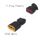 thumbnail image 2 of Conector de enchufe de plástico Piezas de control remoto XT60 a T Adaptador de enchufe de enchufe para RC Car Airplane Hugtrwg Para estrenar, 2 of 8