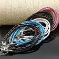 thumbnail image 3 of Segolike 25Pcs Leather Braid Strands Cords Woven Rope for Handmade Bracelets Jewelry, 3 of 8