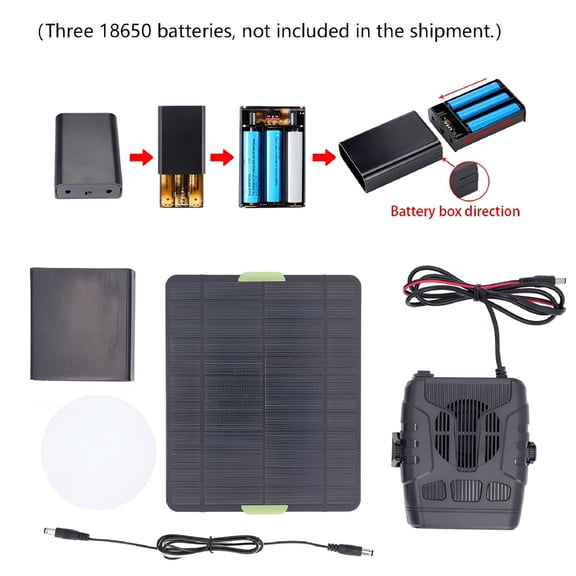 HIBIBUD Fast Heating Solar Heater for Convenient Use in Various Outdoor Setting Solar Heater for Chicken Coop