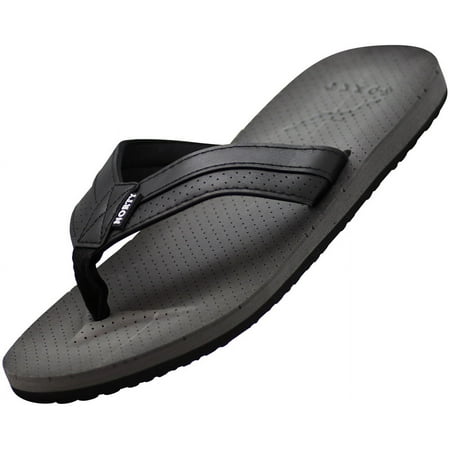 

Norty Men s Soft EVA Flip Flop Thong Sandal Shoe 41453-13D(M)US (Grey/Black)