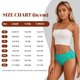 thumbnail image 4 of Fotbe Turquoise Light Blue Calzones Estampados para Mujer – Ropa Interior de Algodón, Cómoda, Suave y Elástica-4X-Large, 4 of 6