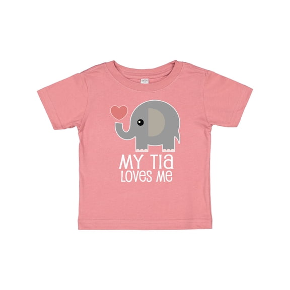 Inktastic My Tia Loves Me Grandchild Gift Boys or Girls Baby T-Shirt