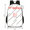 thumbnail image 3 of Children's Fashion backpack Football Star MBAPPE Boys Girls Youth Primary school student backpack 15 Inches 17 Inches, 3 of 3