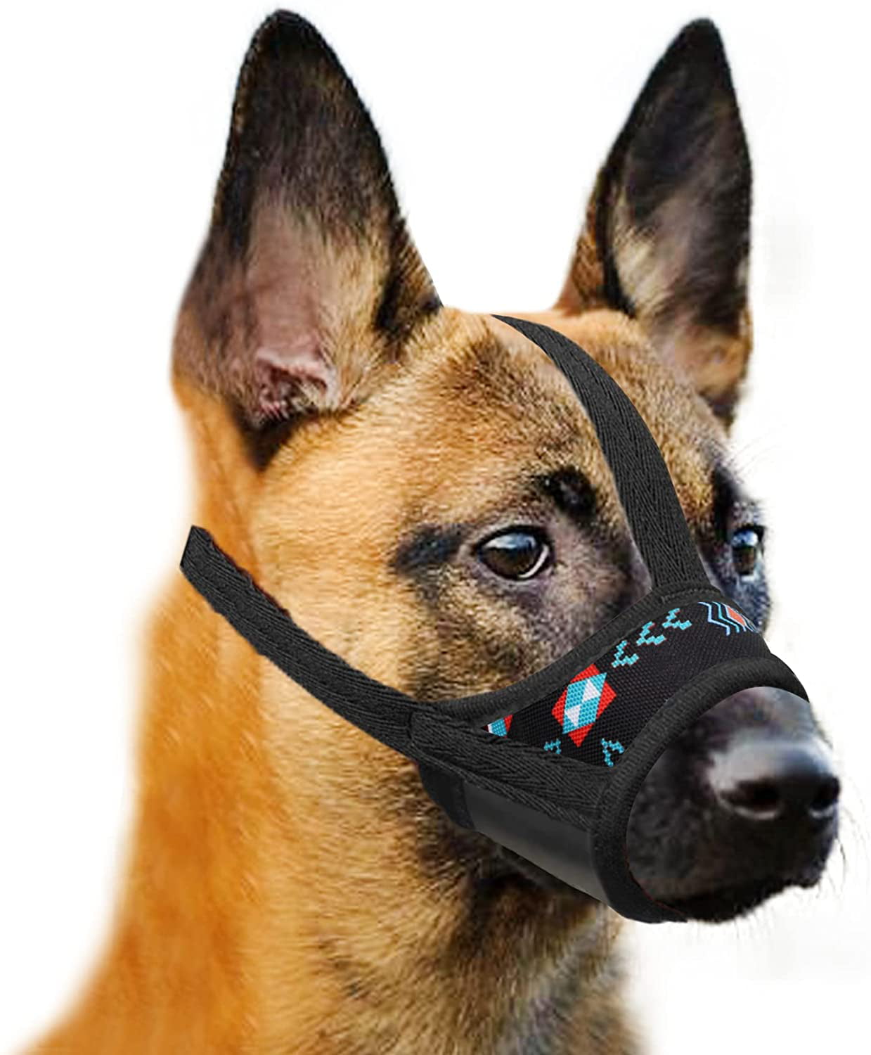 Dog Muzzle for Barking Chewing Biting Nylon Mesh Breathable Training Pet Muzzles Mouth Cover 