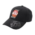 thumbnail image 1 of Indy 500 Mens Textured Limited Edition Baseball Cap, Black, S/M, 1 of 4