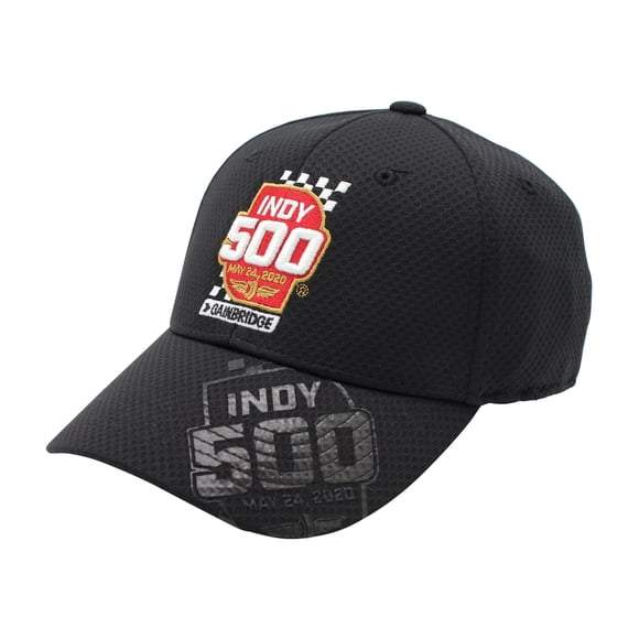 INDY 500 Gorra de béisbol texturizada de edición limitada para hombre, negro, S/M