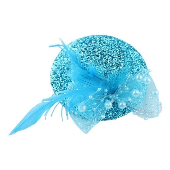 UNTERING Headdress Girl Fascinator Hat Pillbox Hat Cocktail Tea Party Fascinator Fascinator Mesh Flower Fascinator