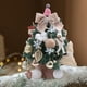 thumbnail image 1 of Adornos Navideños, Mini Árbol de Navidad con Cuentas Flocadas, Adorno Navideño de Escritorio, Árbol de Navidad Pequeño., 1 of 6