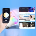 thumbnail image 2 of Bombilla inteligente 10W E27 RGB regulable compatible con IOS/Android (bombilla 10W), 2 of 4