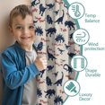 thumbnail image 3 of Blackout Kids Curtains,Beige Dinosaurs Text Pattern Childrens Insulated Curtains Set Of 2,Bedroom Essentials,Toddler Room Decor 42"x54", 3 of 5