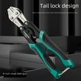 thumbnail image 4 of TuoSen 8-Inch Mini Bolt Cutter with Eagle-Mouth Design - High-Quality Steel Construction for Precision Cutting of Steel/Iron Wires, Compact & Portable Hand Tool, Lightweight (0.27kg), Single Unit, 4 of 6