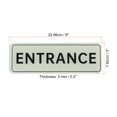 thumbnail image 2 of Unique Bargains 9'x3' ENTRANCE Sign Acrylic Self Adhesive Door Sticker Wall Sign Silver, 2 of 5