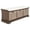 Brown, variant on SAFAVIEH Landers 3 Drawer Storage Bench with Cushion, Distressed White