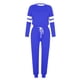 thumbnail image 4 of Puntoco Traje Casual Con Cordón Y Cuello Redondo De Manga Larga Con Estampado Holgado A La Moda Para Mujer Azul Xxxl, 4 of 5