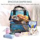 thumbnail image 5 of Disketp Colorful Underwater Sea Turtle Mochila de Pañales de Gran Capacidad con Múltiples Bolsillos, Mochila de Viaje Multifuncional para Bebé, Unisex, Moderna y Resistente, 5 of 6