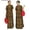 CL2, variant on African Women Clothing O-neck Cotton Robe Long Dresses Free Head Scarf Lady Maxi Size