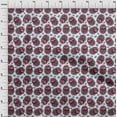 thumbnail image 4 of oneOone Georgette Viscose White Fabric Skull Quilting Supplies Print Sewing Fabric By The Yard 42 Inch Wide-aB, 4 of 5