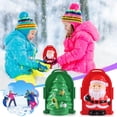 thumbnail image 1 of Sentmoon Snowball Maker Tool Clip Mold Shape Press Snow Sand Toy Winter Outdoor Play Kids Children Game Snowman Building Accessory Plastic Handle Scoop Fight Fun Activity Yard Novelty Device, 1 of 7