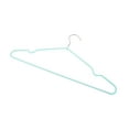 thumbnail image 1 of Cintre Antidérapant en Acier Inoxydable et Plastique Premium pour Adultes - Design Gain de Place, Lisse et Durable pour Organisation de Garde-Robe, Vert, 1 of 6
