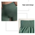 thumbnail image 3 of 【Wetrose】las mujeres pantalones deportivos pantalones de yoga pantalones de fitness melocotón cadera pantalones de yoga eran de lgados cintura alta abdomen medias de secado rápido correr pantalones co, 3 of 3