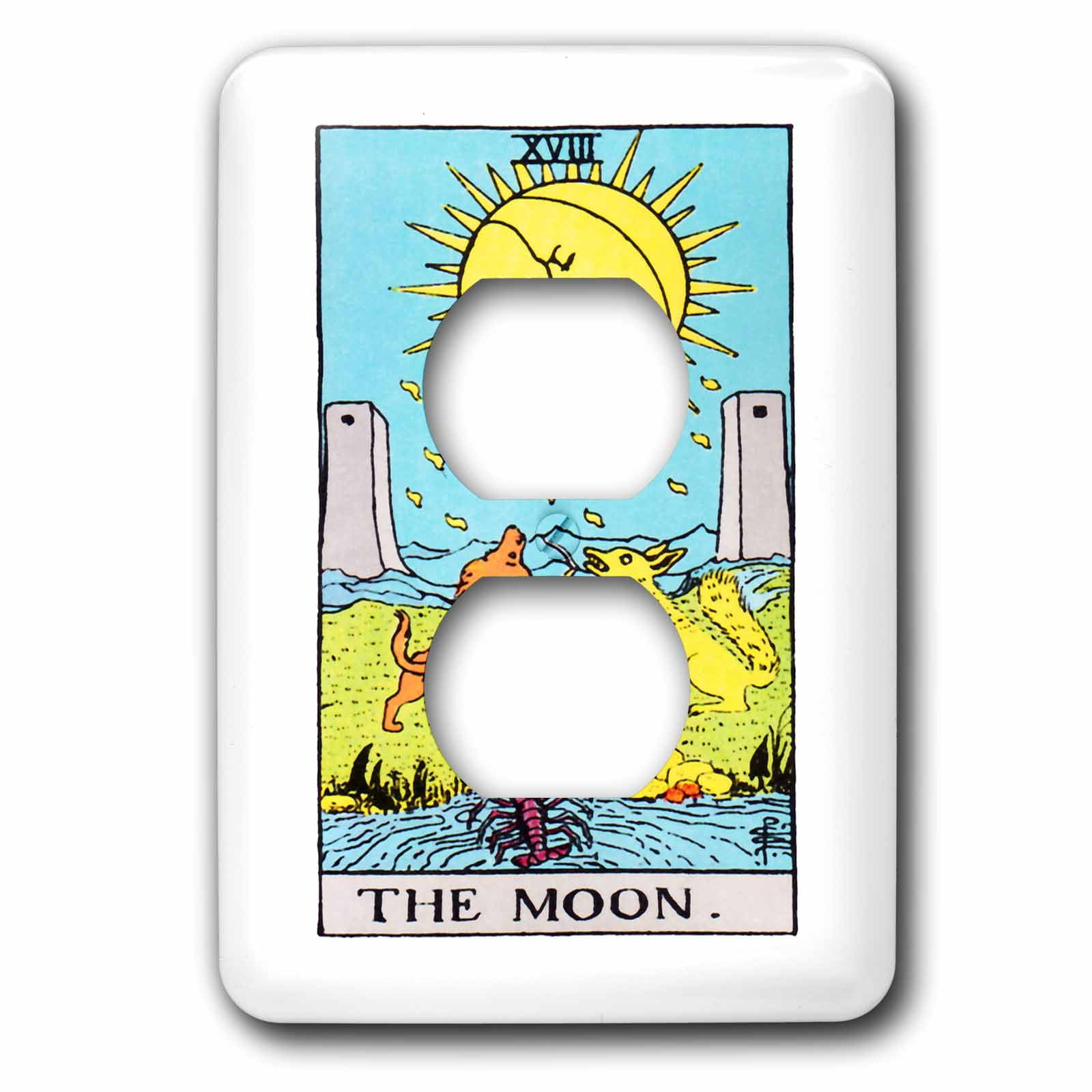 Tarot The moon Card 2 plug outlet cover lsp-62441-6 - Walmart.com