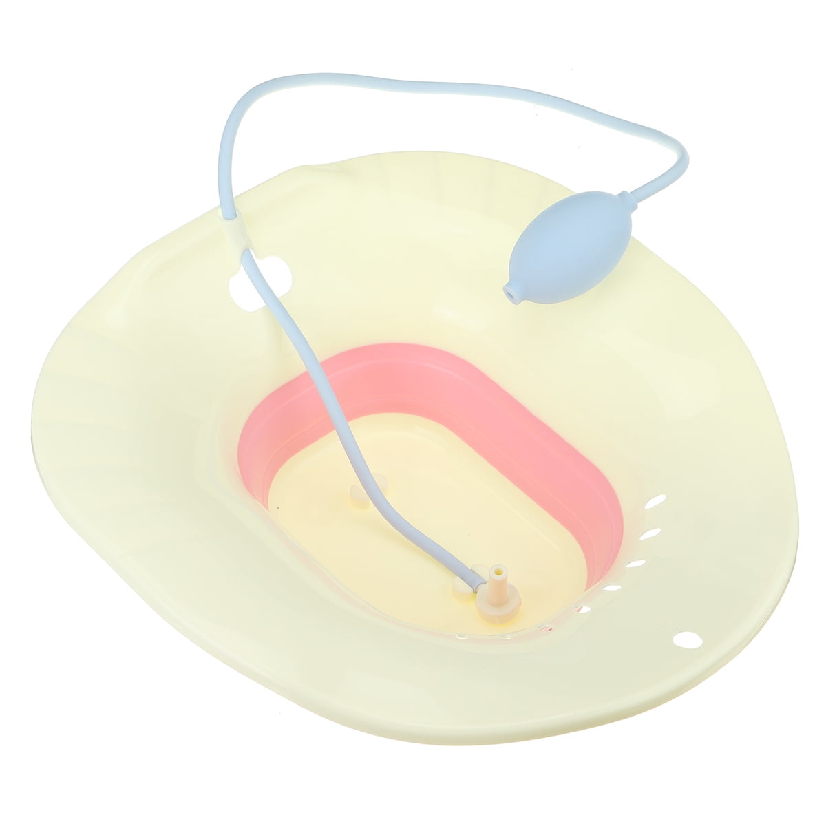 Foldable Plastic Sitz Bath Tubs Elderly Postpartum Hemorrhoids Patient Toilet Sitz Bath Tub Hip