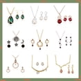 thumbnail image 2 of IDEANATEGRATE 1Jgo Conjunto De Joyería Con Collar De Pedrería Y Pendientes Para Uso Diario, 2 of 6