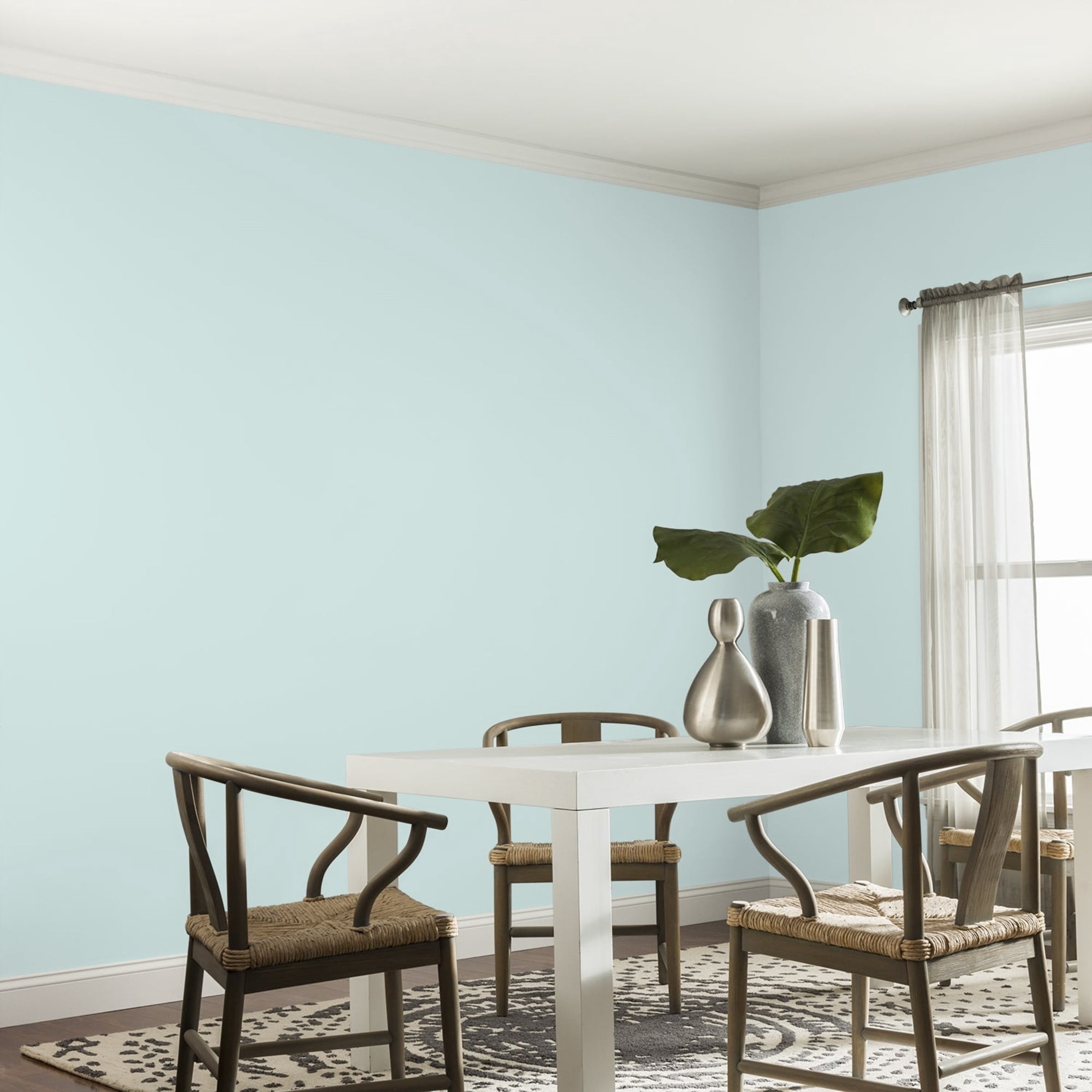 Glidden HEP Mountain Dew Interior Paint + Primer Eggshell , 1 Quart