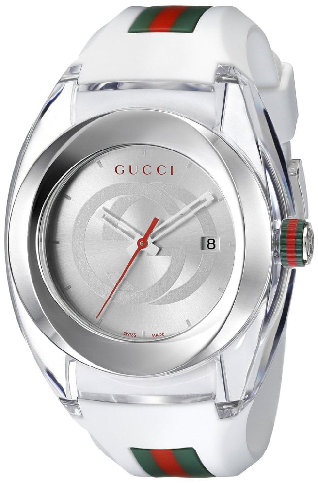 Gucci - Gucci Sync XXL White Rubber Unisex Watch YA137102