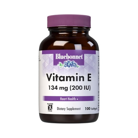 Bluebonnet Nutrition Vitamin E 2000 IU (134mg) Mixed Softgels, 100 Count