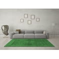 thumbnail image 3 of Ahgly Company Indoor Square Abstract Emerald Green Modern Area Rugs, 8' Square, 3 of 4