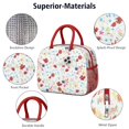 thumbnail image 4 of Womens Pioneer Flower Floral Print Pattern Lunch Box for Work,Insulated Lunch Bag for Women,Loncheras Para Mujer,Leakproof Adult Lunch Bag for Work,Beach,Travel,Picnic,Camping, 4 of 7