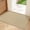 Beige And White, variant on Woven Textured Washable Area Rug, Non Slip Pet Friendly Rug, Stain Resistant Low Pile Indoor Carpet for Living Room Bedroom Kitchen, Durable Absorbent Non-Shedding Rug for High Traffic Areas