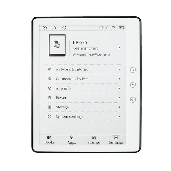 Ebook Reader,Battery E Ebook E-ink Display 5.76'' E-ink Res Android Wifi Battery Ebook Wifi 8.1 Wifi