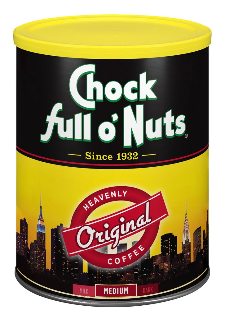 Chock Full O'Nuts Heavenly Original Blend, Ground Coffee, Medium Roast