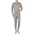 thumbnail image 1 of HBFAGFB Ensemble Thermique pour Hommes Haut et Bas Col Rond Chemise Confort Automne Pantalon Gris Taille 2TG, 1 of 6