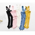 thumbnail image 4 of Pantimedias Con Tirantes Transpirables Para Niños Pequeños, Pantimedias Ajustadas De Cintura Alta De Color Sólido Para Niñas Pequeñas, Calcetines Básicos Para El Día A Día seitruly BA001331-06, 4 of 4