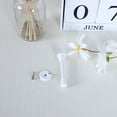 thumbnail image 4 of Protector de paredes y puertas de metal blanco Uxcell Flexible Spring Hardware 5 piezas, 4 of 7