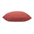 thumbnail image 4 of Handmade Eco-Friendly 16''x16'' Decorative Cushion Covers Checked Silk Red Indoor Pack Of 1, 4 of 4
