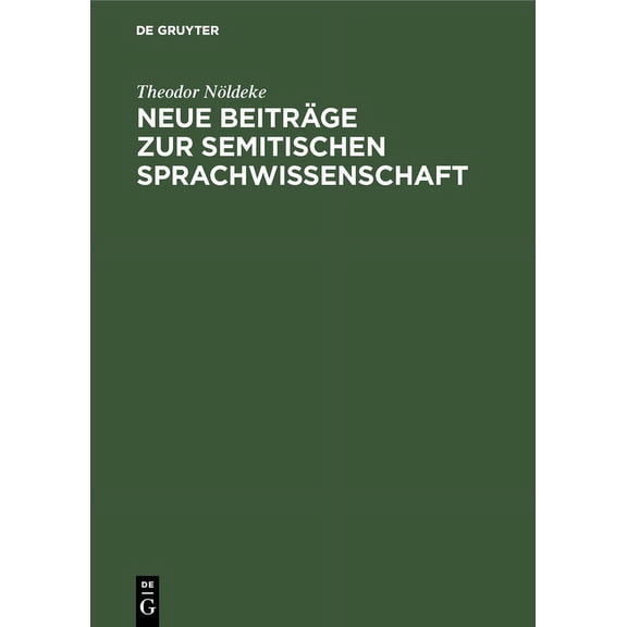 Neue BeitrÃ¤ge Zur Semitischen Sprachwissenschaft, (Hardcover)