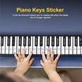 thumbnail image 2 of Fyydes Piano Keyboard Sticker, Piano Sticker, 2 Color For Piano Keyboard Piano, 2 of 8
