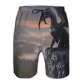 thumbnail image 3 of Fotbe Black Dragon Cliff Dawn Trajes de Baño Estampados para Hombre, Shorts de Verano de Secado Rápido, Ropa de Playa, Bañadores-Medium, 3 of 6