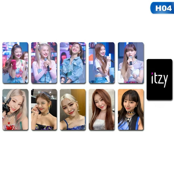 Shiyao Kpop Itzy Photo Card Yeji Lia Ryujin Chaeryong Yuna Double Sided Cards New Song Not Shy Card Photocards Fan Gifts Walmart Com
