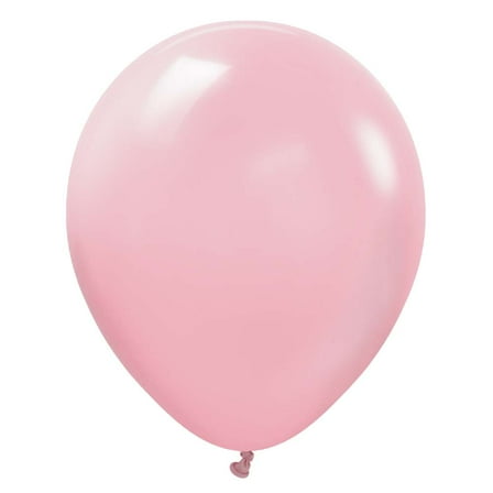 12 inch Kalisan Standard Flamingo Pink Latex Balloons (100 Pack) - Party Supplies Decorations