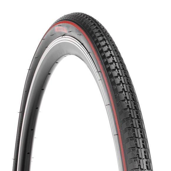 Llanta para bicicleta R28 x1-1/2 linea roja negra